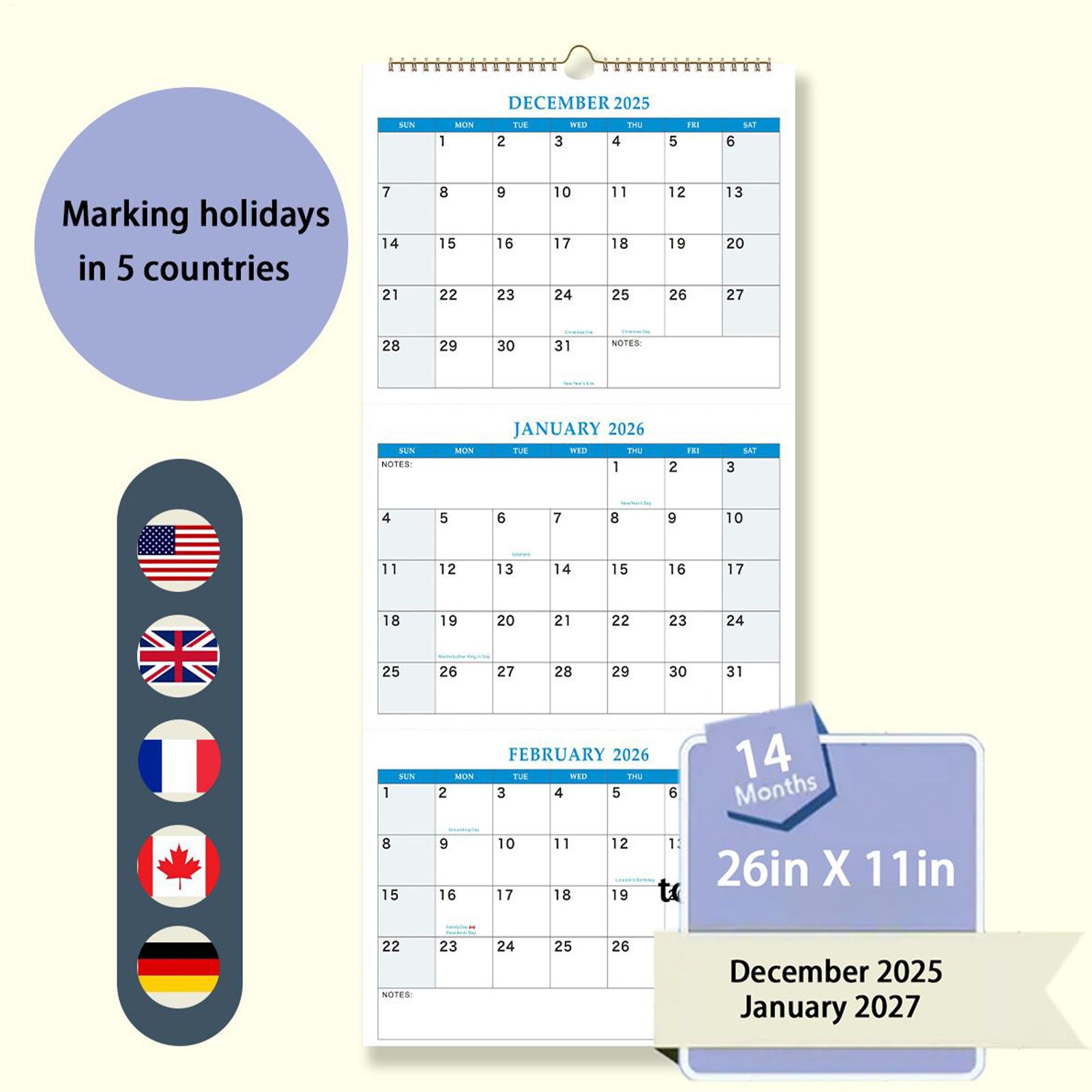 Planned Parenthood - Calendario de Pared Grande 2026, Calendario