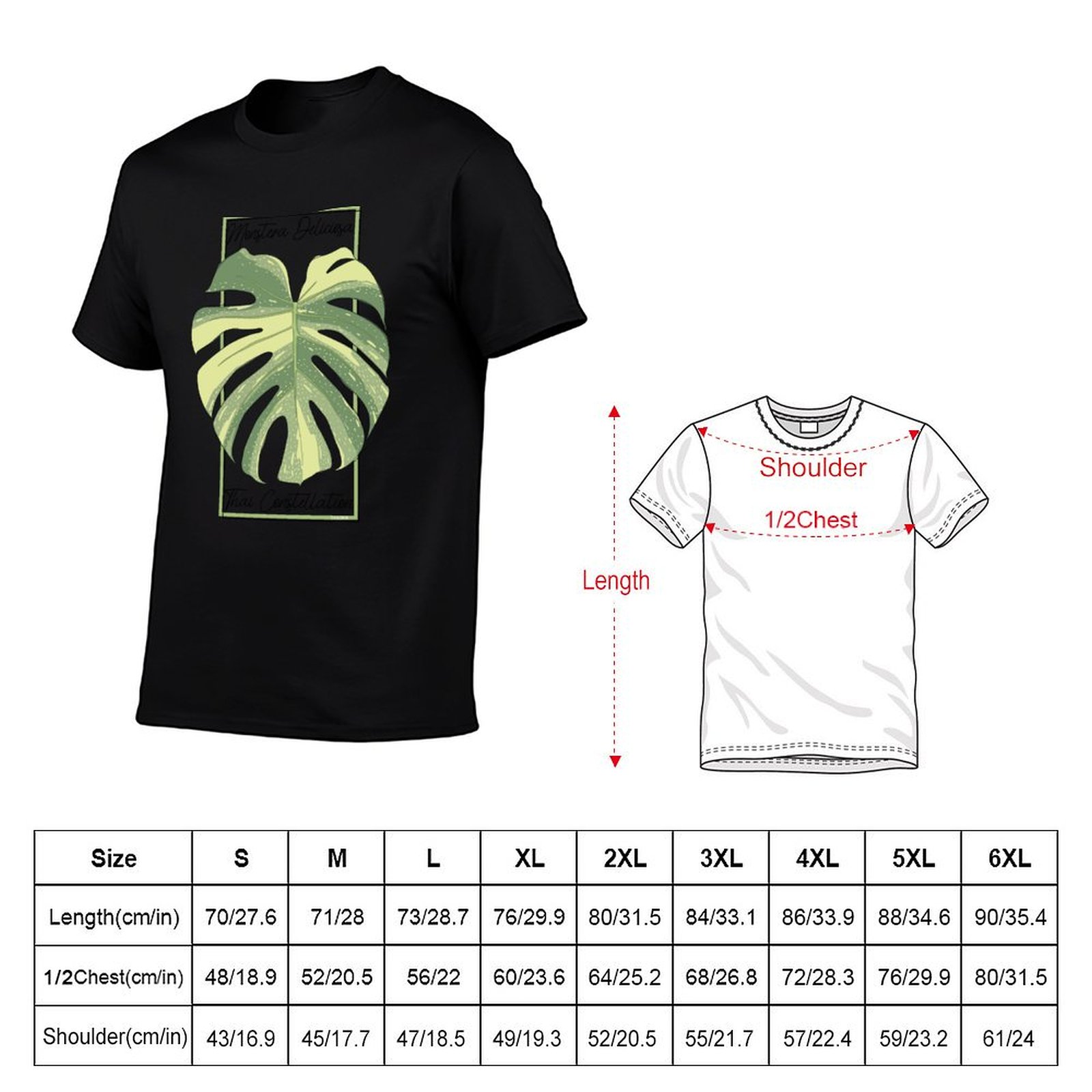 Camiseta Monstera Thai Constel - Monstera Thai Constellation reseña y precio