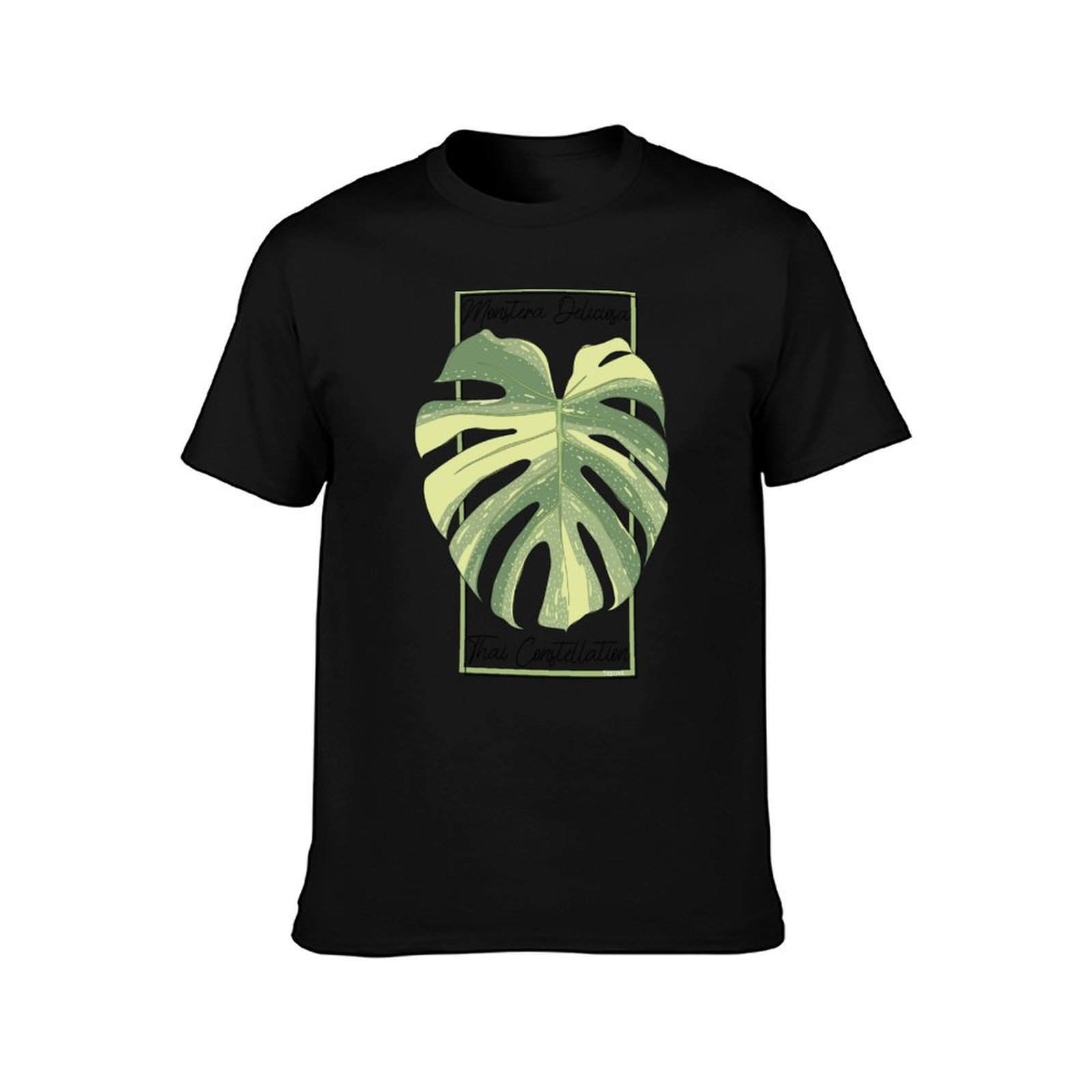Camiseta de algodón para hombr - Monstera Thai Constellation reseña y precio