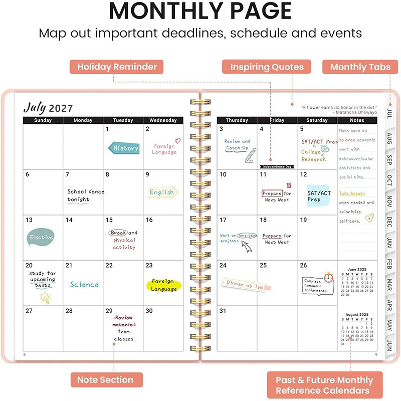 1 unidad de agenda académica 2 - Planned Parenthood reseña y precio